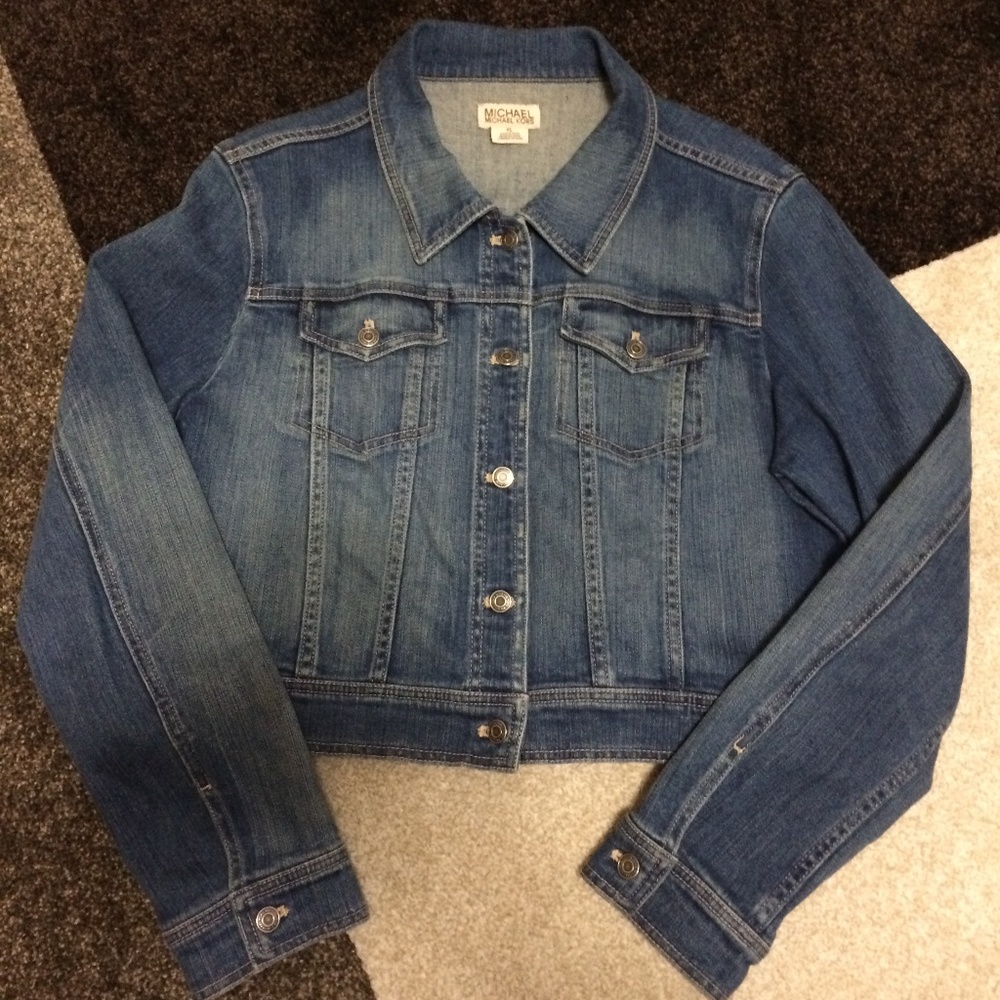 MICHAEL KORS DENIM JACKET XL  EUC